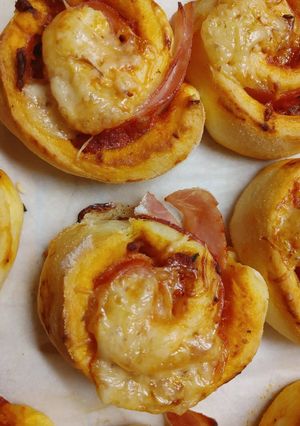 Pizzás csiga recept fotója