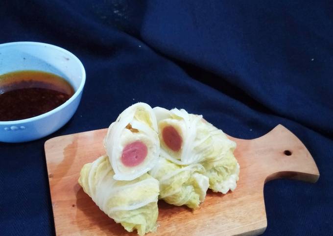 Resep Sawi Gulung Tahu Sosis Oleh Ahmi Yofaniar Pratiwi Cookpad