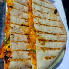 A picture of Stuffed Pita from scratch.