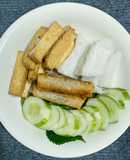 Bún đậu chay: Giảm cân healthy + eatclean