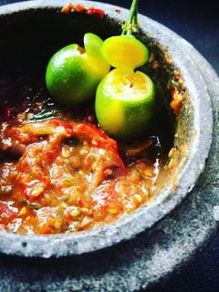 Gambar Sambal Belacan Cili Mentah
