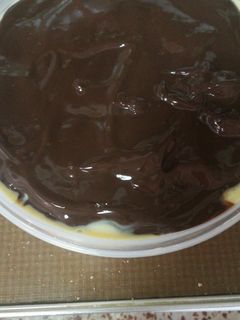 Una foto de Tarta de natillas con galleta sin gluten