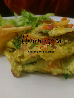 A picture of Chinese omelette.