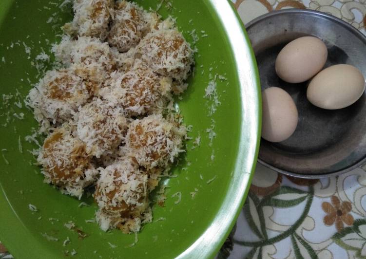 Masakan Populer Klepon/onde-onde labu kuning Ala Rumahan