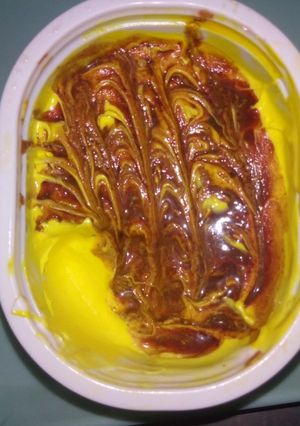 A picture of Home made banana ice cream.