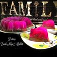 Puding Buah Naga Coklat