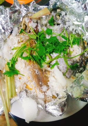 Hình của món Cá nướng muối.