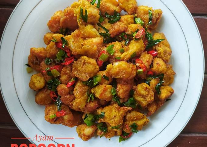 Ayam Popcorn Goreng Bawang