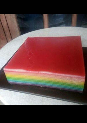 Foto resep Sagu pepe/kue lapis