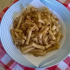 A picture of Macaroni and mince.