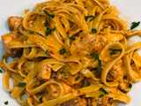 salmon pasta