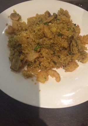 Una foto de Salteado de Quinoa