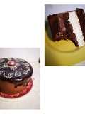 Tort cu ganache de ciocolată și crema de mascarpone cu ciocolată