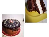 Tort cu ganache de ciocolată și crema de mascarpone cu ciocolată