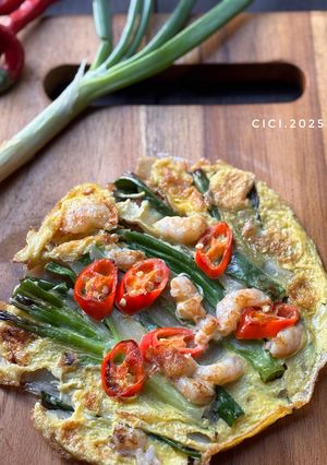 Foto resep Pajeon (Green Onion Korean Pancake)