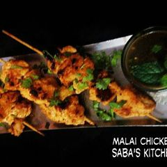 A picture of Chicken Malai Tikka.