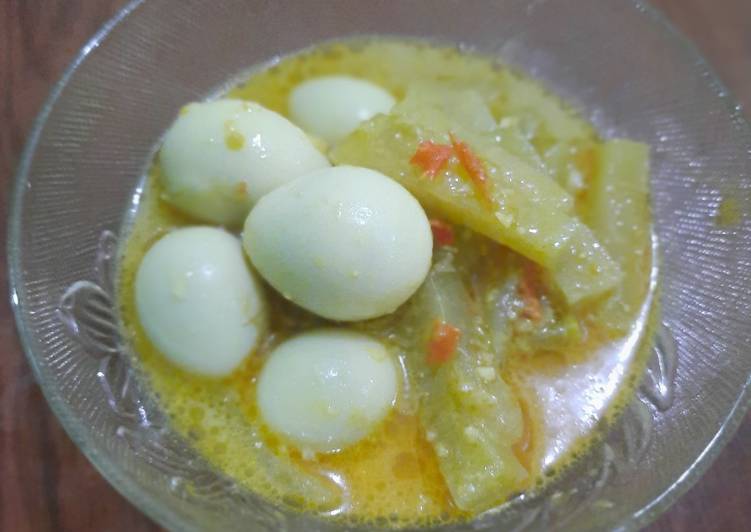 Cara Gampang Membuat Sasaji (Sayur Santan Jipan) Telur Puyuh Anti Gagal