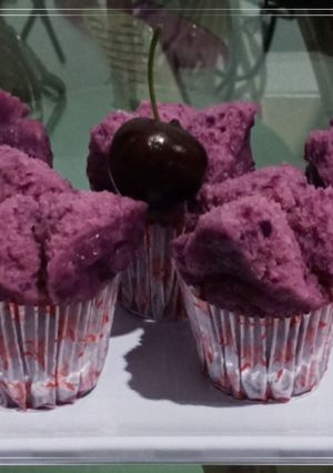 Foto resep Kue Mangkok Ubi Ungu