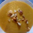 Crema de calabaza con un toque picante