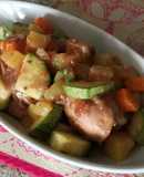 Pollo Guisado con Vegetales