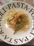 Spaghetti con vegetales
