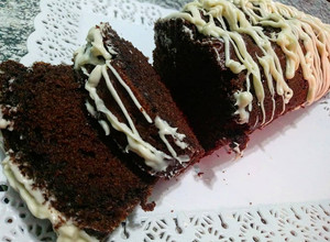 Una foto de Budín de cacao amargo