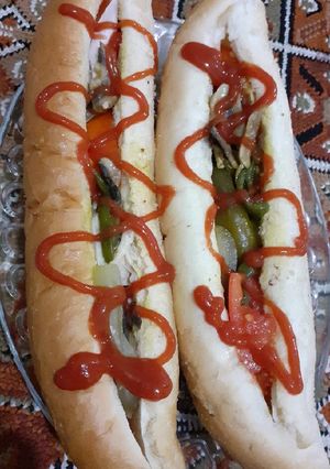 عکسی از دستور ساندویچ مرغ