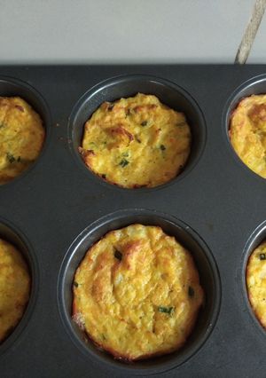 Una foto de Muffins de Coliflor