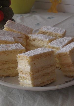 Vasárnapi krémes szelet recept fotója