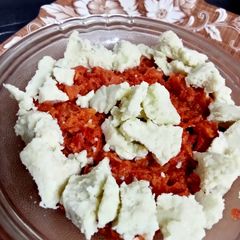 A picture of Gajar ka halwa.