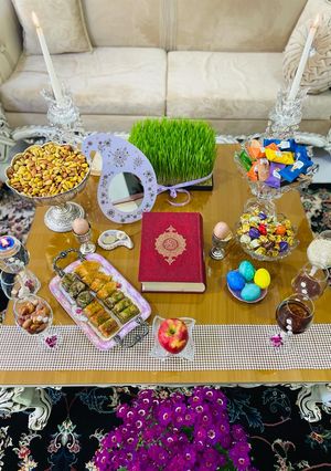 عکسی از دستور سفره عید ۱۴۰۰ خیلی خیلی با تاخیر