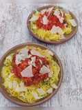 Courge spaghetti aux lentilles corail