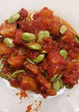 Foto resep Sambal goreng pete kentang