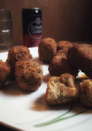 Una foto de Croquetas de Habas y Garbanzos