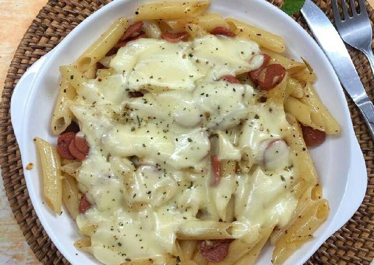 Penne Stir Fry with Mozarella #Pr_pasta