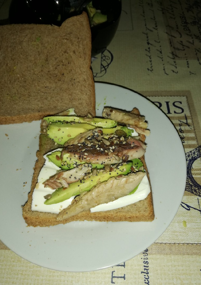Una foto de Sándwich sano y rico