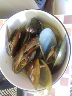 Foto resep Kerang hijau kuah pedas kuning