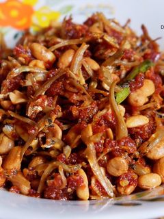 Foto resep Balado Teri Kacang Pedas Manis