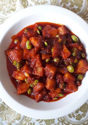 Foto resep Kentang petai balado