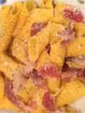 Garganelli burro e pancetta