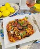 Pasta alla Norma / paradicsomos tészta sült padlizsánnal olasz módra