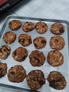 Foto resep Cinnamon rolled oat cookies