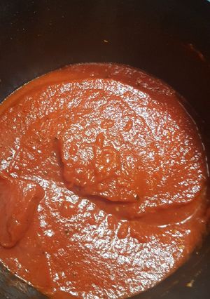 Una foto de Salsa para pizza