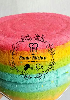 Foto resep Rainbow cake