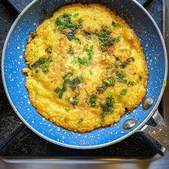 A picture of Moong Dal Chilla.