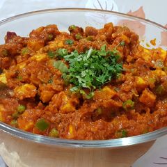 A picture of Dhaba style paneer.