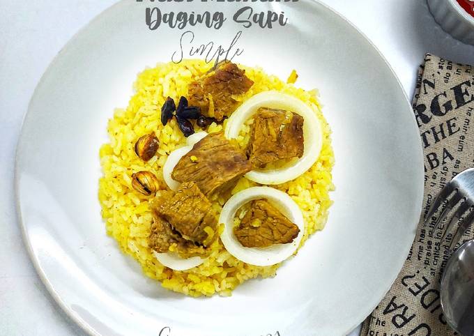 Anti Ribet, Bikin Nasi Mandhi Daging Sapi Simple Praktis