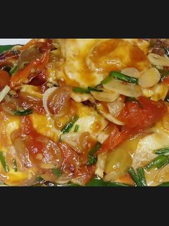 Foto resep Telur ceplok saos