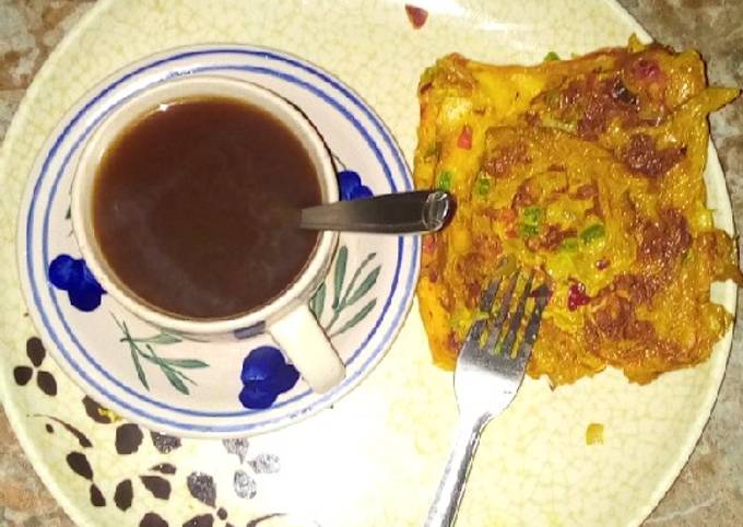 Recipe of Thomas Keller Bread omellete with tea