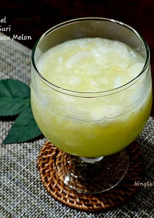 Foto resep Es Simpel Timun Suri Susu Melon🍸🍈😋